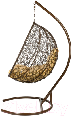 Кресло подвесное BiGarden Kokos Brown (бежевая подушка)