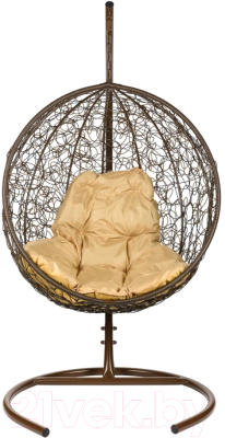 Кресло подвесное BiGarden Kokos Brown (бежевая подушка)