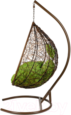 Кресло подвесное BiGarden Tropica TwoTone (салатовая подушка)