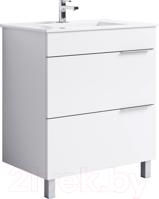 Тумба с умывальником Aqwella Гранд / Br.01.07/2/W - фото