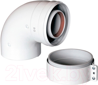 Поворот дымохода Baxi 60/100 / KHG71410141 - фото