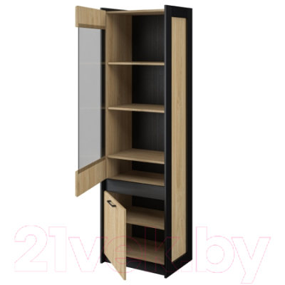 Шкаф с витриной Мебель-Неман Стенли МН-037-12