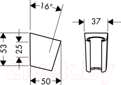 Душевой держатель Hansgrohe 28331140