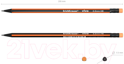 Простой карандаш Erich Krause Vivo / 45623