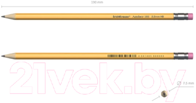 Простой карандаш Erich Krause Amber 101 / 45602