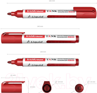 Маркер для доски Erich Krause Tank LW-600 / 48776