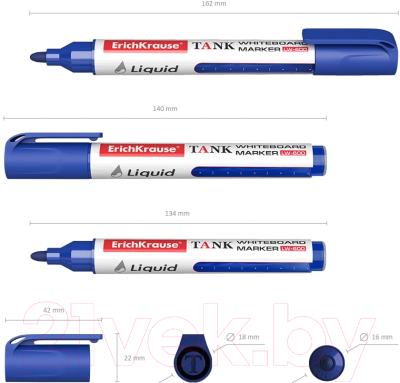Маркер для доски Erich Krause Tank LW-600 / 48775