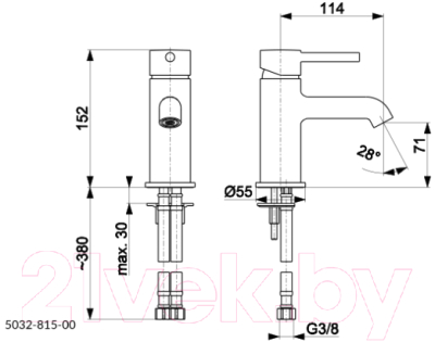 Смеситель Armatura Moza 5032-815-81