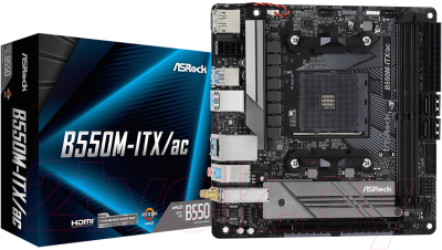 Материнская плата AsRock B550M-ITX/AC