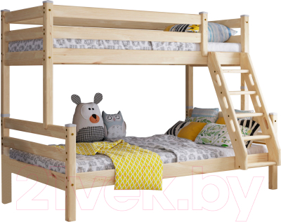 Двухъярусная кровать детская Мебельград Адель - фото