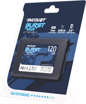 SSD диск Patriot Burst Elite 120GB (PBE120GS25SSDR)