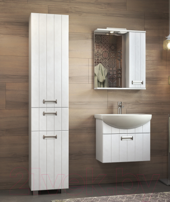 Шкаф с зеркалом для ванной Vigo Diana 600 R