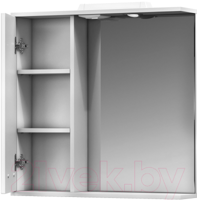 Шкаф с зеркалом для ванной Vigo Diana 700 L