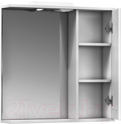 Шкаф с зеркалом для ванной Vigo Diana 700 R