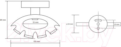 Держатель для зубной щетки Bemeta 104110030