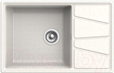 Мойка кухонная GranFest GF-V780L (белый) - фото