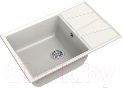 Мойка кухонная GranFest GF-V780L (белый)