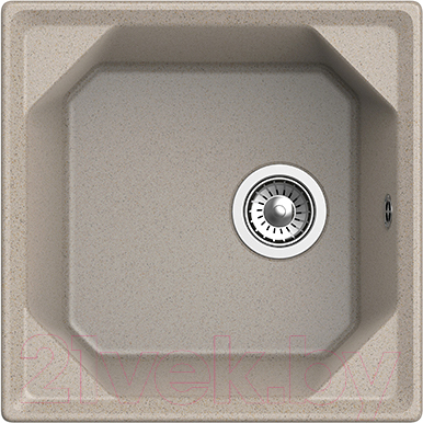 Мойка кухонная GranFest GF-U-500 (песочный) - фото