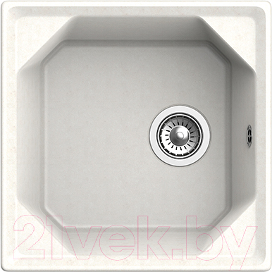 Мойка кухонная GranFest GF-U-500 (белый) - фото