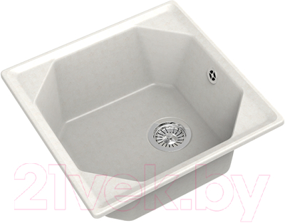 Мойка кухонная GranFest GF-U-500 (белый)