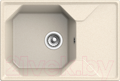 Мойка кухонная GranFest GF-U-740L (бежевый) - фото