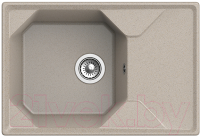 Мойка кухонная GranFest GF-U-740L (песочный) - фото