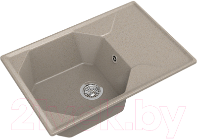 Мойка кухонная GranFest GF-U-740L (песочный)