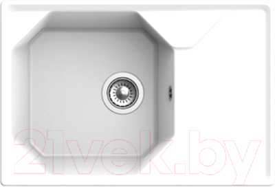 Мойка кухонная GranFest GF-U-740L (иней) - фото