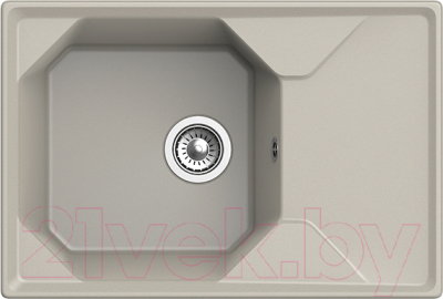 Мойка кухонная GranFest GF-U-740L (топаз) - фото