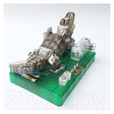 Конструктор электромеханический ND Play 3D Крокодил / 277390