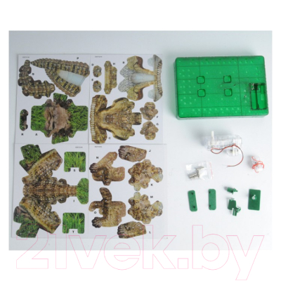 Конструктор электромеханический ND Play 3D Крокодил / 277390