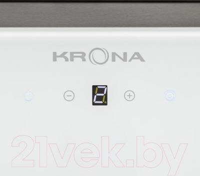 Вытяжка скрытая Krona Selina 600 Glass White S / 00026702