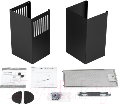 Вытяжка наклонная Krona Aurora 600 Black S / КА-00001024