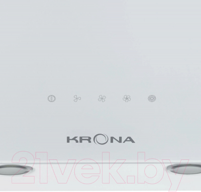 Вытяжка наклонная Krona Aurora 600 White S / КА-00001305