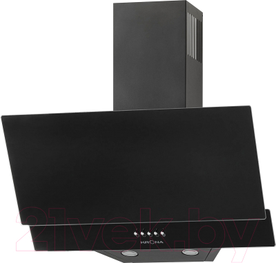 Вытяжка наклонная Krona Erica 600 Black PB / 00026741 - фото