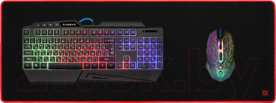 Коврик для мыши Defender Black Ultra / 50561