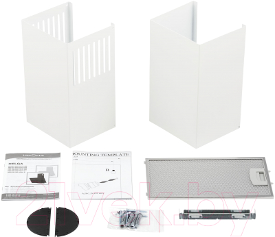 Вытяжка наклонная Krona Helga 500 White PB / КА-00001303