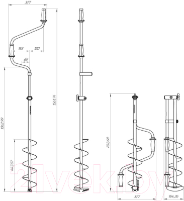 Ледобур Helios HS-130D / LH-130LD