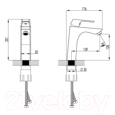 Смеситель LEMARK Unit LM4537C