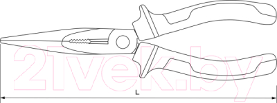 Длинногубцы Thorvik LNP0180