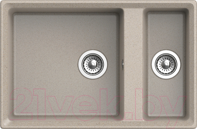 Мойка кухонная GranFest GF-LV-760K (песочный) - фото