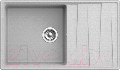 Мойка кухонная GranFest GF-LV-860L (серый) - фото