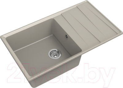 Мойка кухонная GranFest GF-LV-860L (топаз) - фото