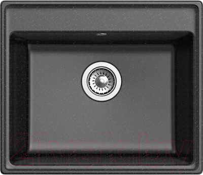 Мойка кухонная GranFest GF-V580 (черный) - фото