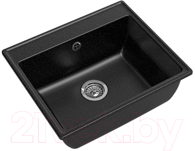 Мойка кухонная GranFest GF-V580 (черный)