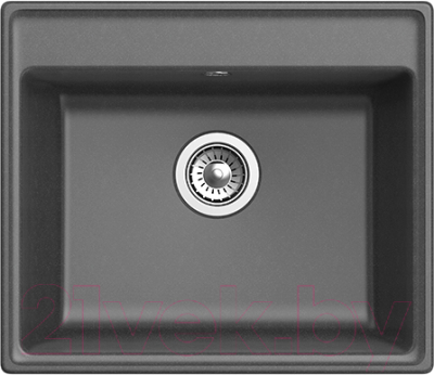 Мойка кухонная GranFest GF-V580 (графит) - фото