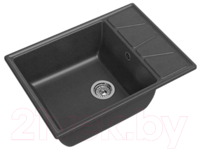 Мойка кухонная GranFest GF-V680L (графит)