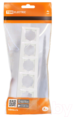 Рамка для выключателей и розеток TDM Лама SQ1815-0037