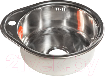 Мойка кухонная Premial Капля 4843 0.8мм - фото