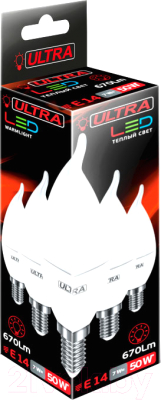 Лампа Ultra LED-F40-7W-E14-3000K